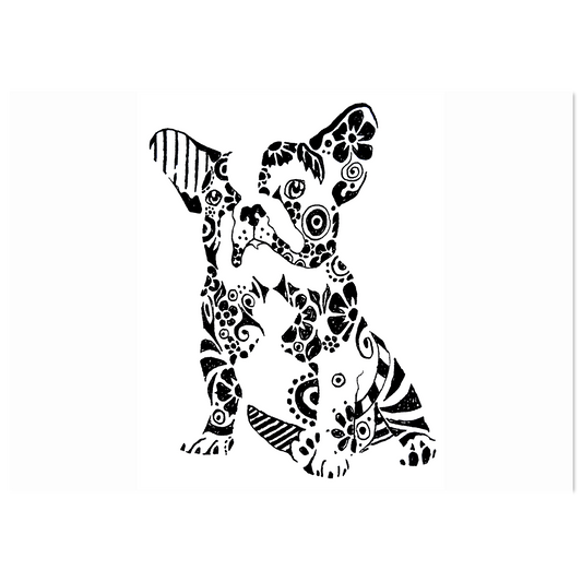 Classic Womens Crewneck T-shirt - French Bulldog