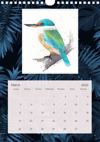2023 NZ Native Bird Calendars