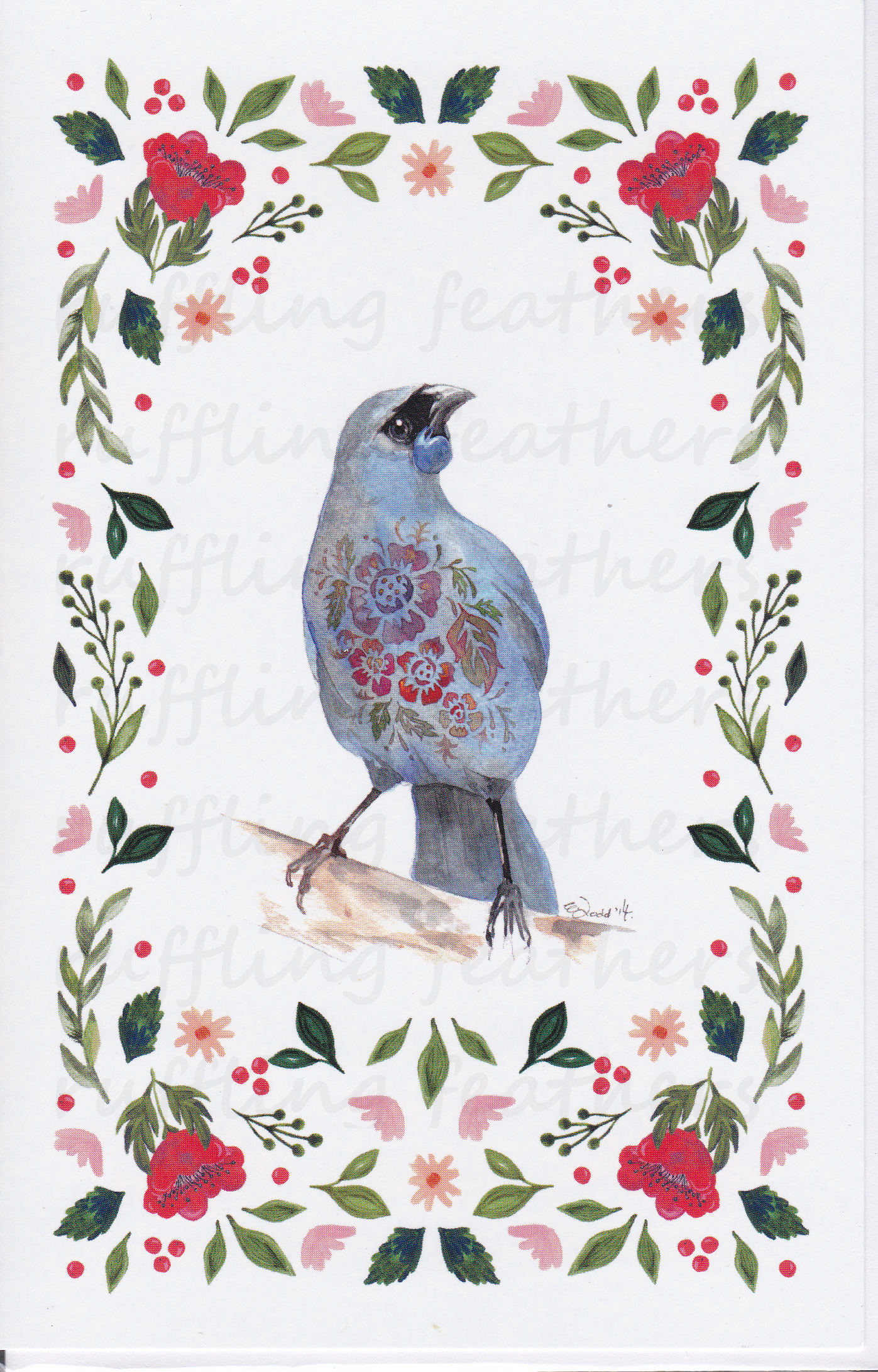Christmas Card - Kokako
