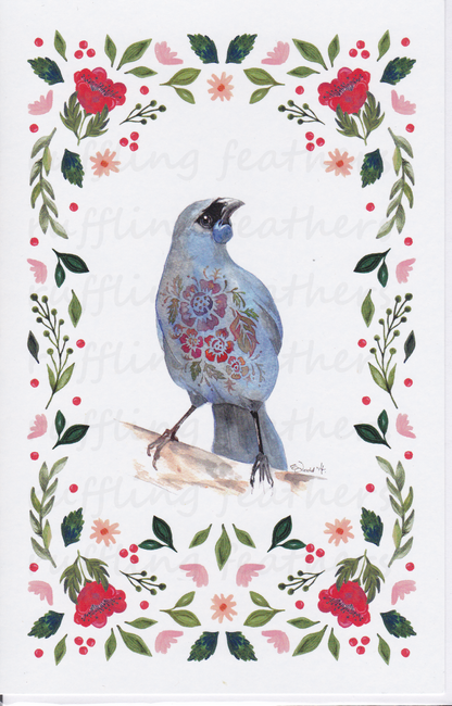 Christmas Card - Kokako
