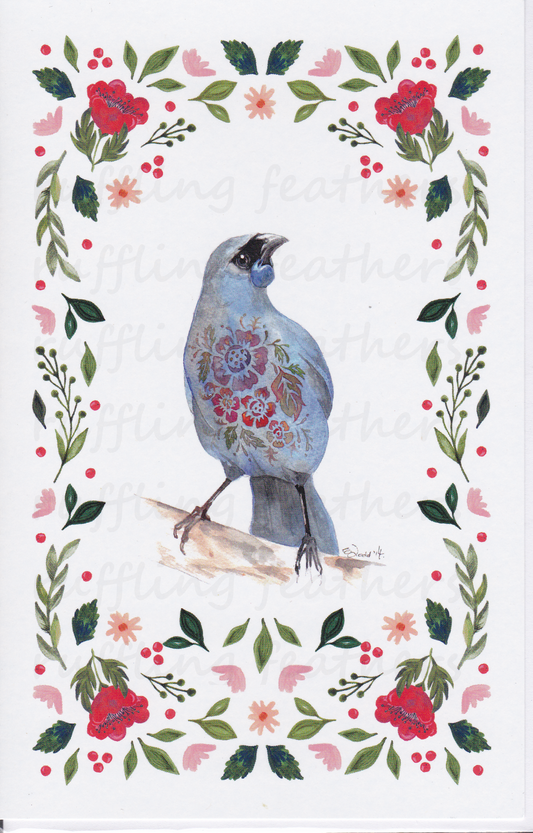 Christmas Card - Kokako